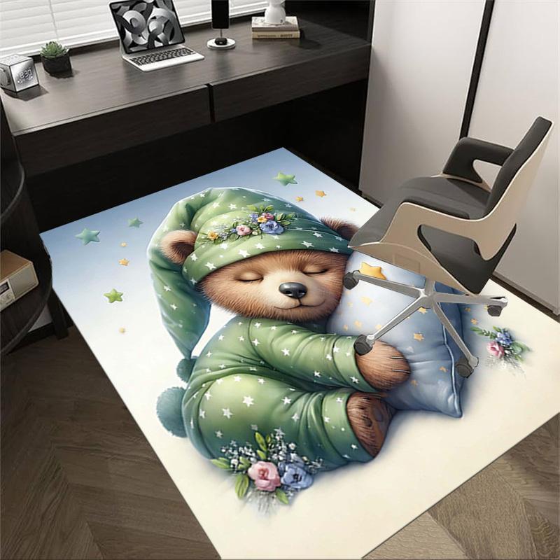 1PC The sleeping bear Anti-slip carpet, suitable for Office, bedroomand playrooms. It can also be used as a sofa footrest cover-R113 60cm by 90cm
1PC The sleeping bear Anti-slip carpet, suitable for Office, bedroomand playrooms. It can also be used as a sofa footrest cover-R113 60cm by 90cm