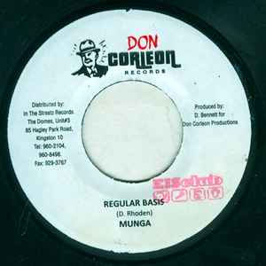 7inch Record MUNGA - Regular Basis NONE Don Corleon Rec 2008 Jamaica Reggae, Ska & Dub Used
7inch Record MUNGA - Regular Basis NONE Don Corleon Rec 2008 Jamaica Reggae, Ska & Dub Used
