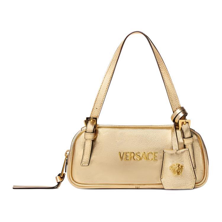 Versace Logo Leather Bowling Bag Mini Women Handbags Gold 1019178-1A15180-1X23V Basic Set (Bag+Dust Bag)
Versace Logo Leather Bowling Bag Mini Women Handbags Gold 1019178-1A15180-1X23V Basic Set (Bag+Dust Bag)