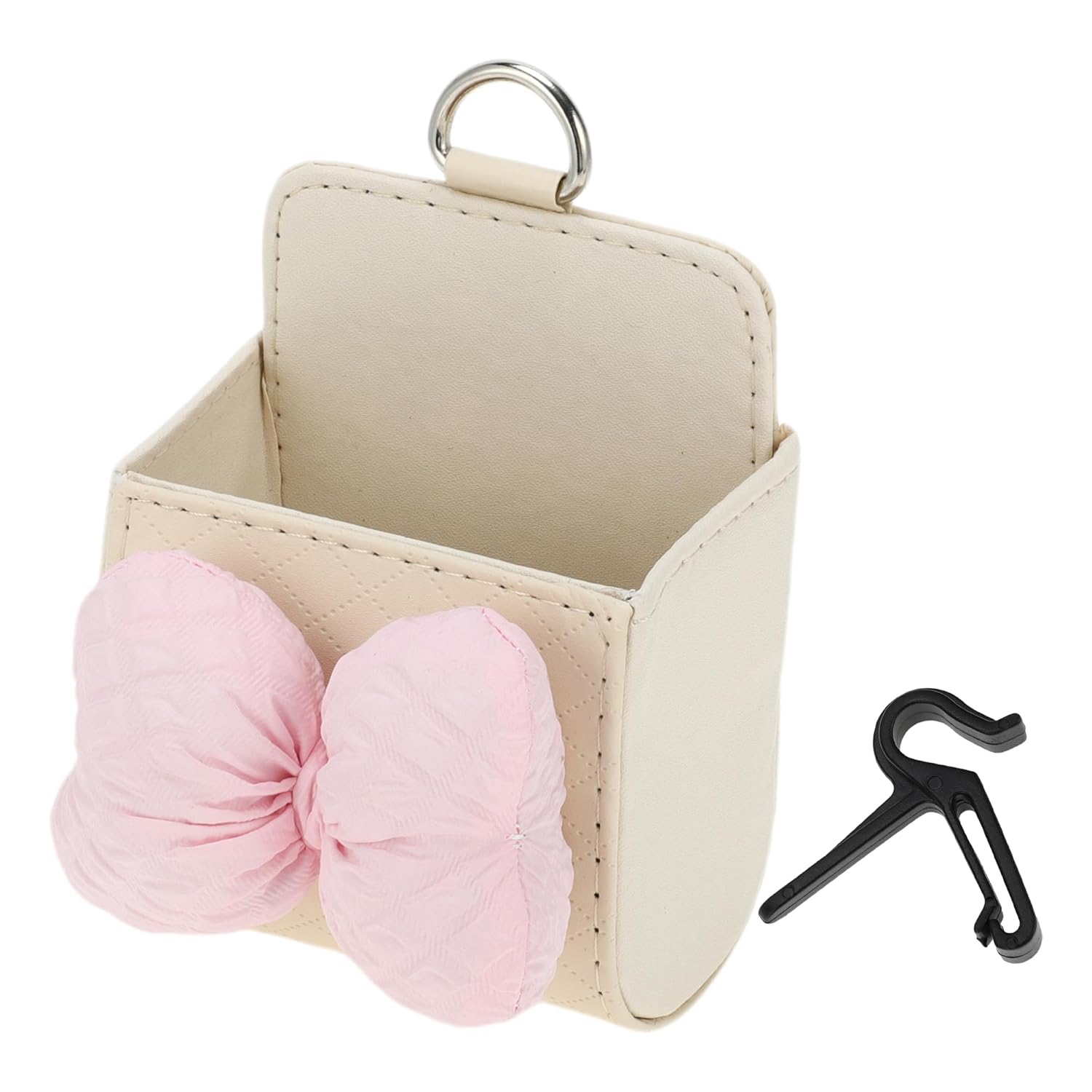 1 Pcs Car Trash Can Hanging Trash Bin 3.5 Length 2.0 Width 4.3 Height Pink Beige Faux Leather
1 Pcs Car Trash Can Hanging Trash Bin 3.5 Length 2.0 Width 4.3 Height Pink Beige Faux Leather