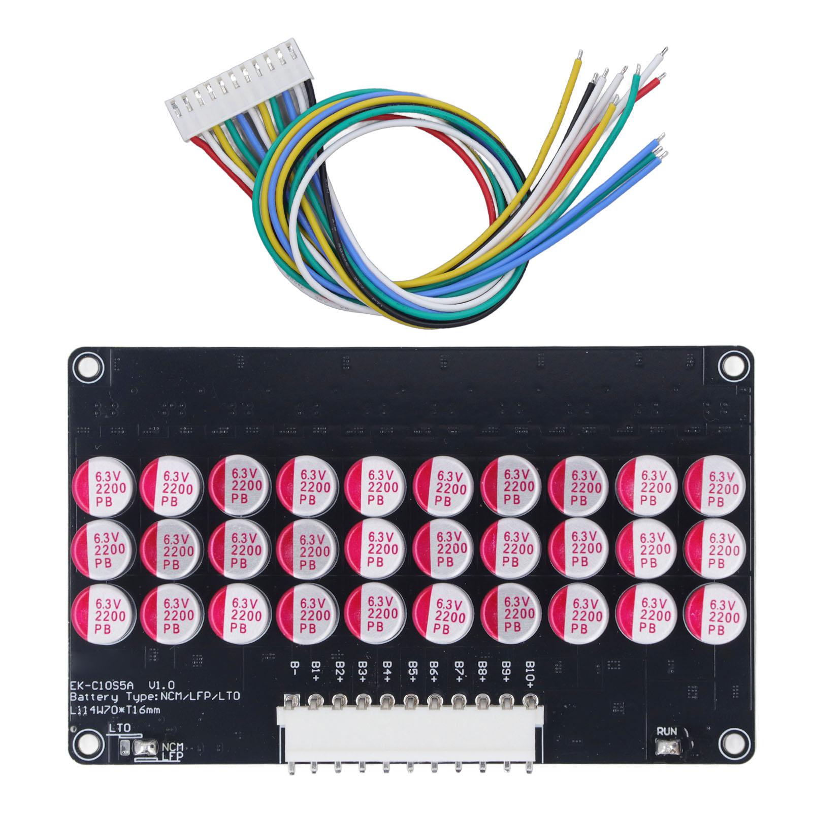5A Capacitor Active Equalizer Balancer Lithium Battery Energy Transfer Active Equalization Module
5A Capacitor Active Equalizer Balancer Lithium Battery Energy Transfer Active Equalization Module