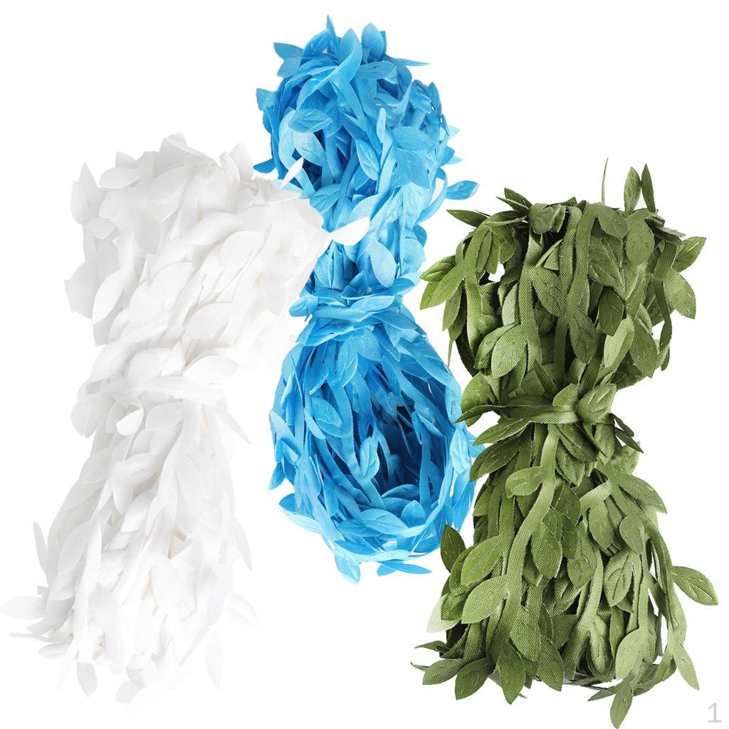 30 Meters Artificial Fabric Garland Ribbon Trims Blue White Green
30 Meters Artificial Fabric Garland Ribbon Trims Blue White Green