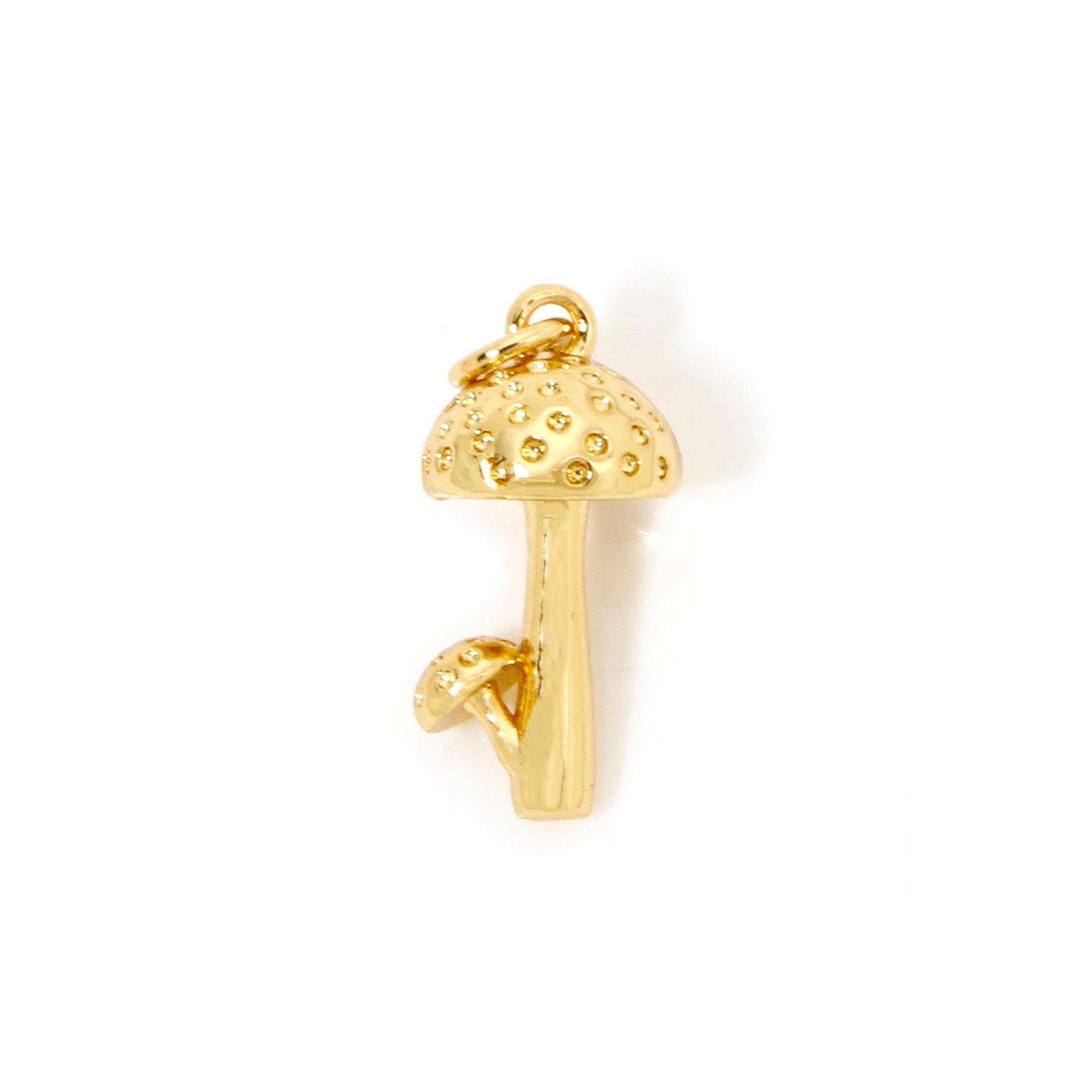 5 Piece Brass Charms 18K Real Gold Plated Mushroom 3D Pendants For DIY Necklace Bracelet Jewelry Making 23mm x 9.5mm
5 Piece Brass Charms 18K Real Gold Plated Mushroom 3D Pendants For DIY Necklace Bracelet Jewelry Making 23mm x 9.5mm