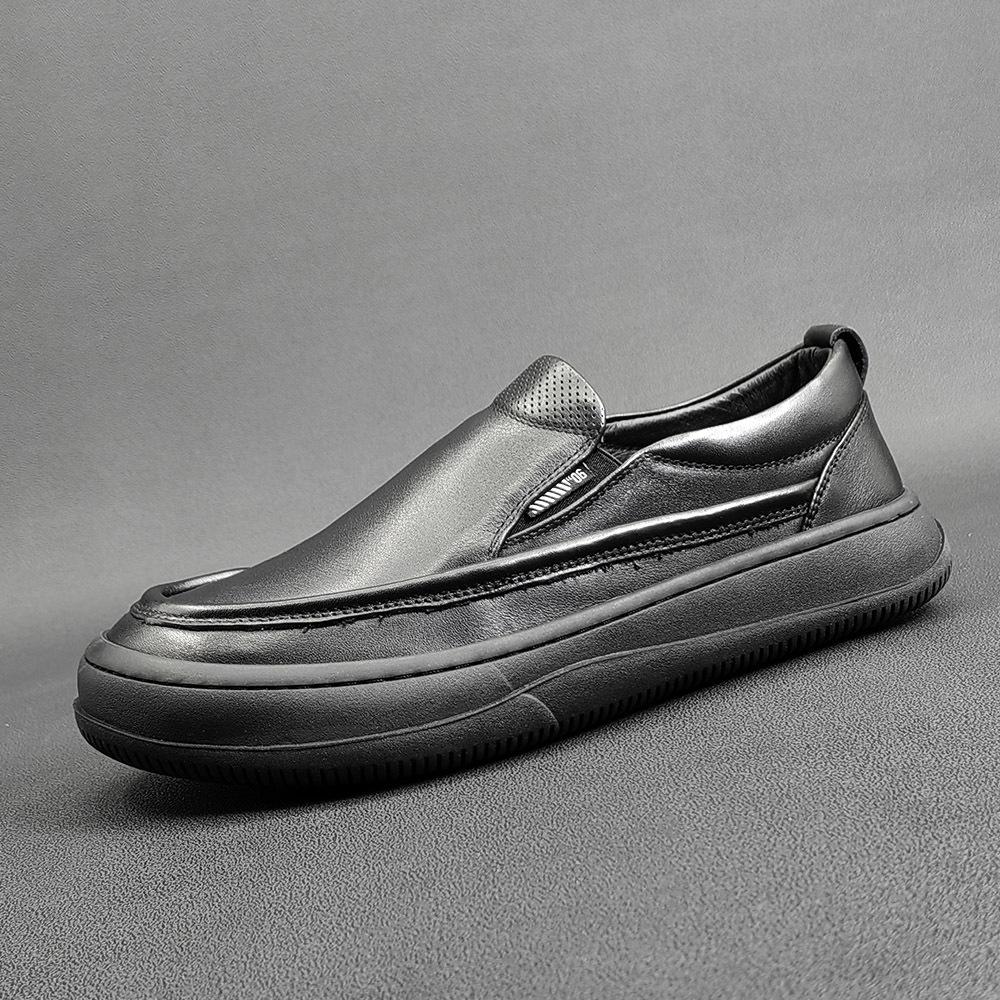 Leather shoes Doudou shoes lazy shoes platform casual shoes crooked clown shoes raw 43 чорний
Leather shoes Doudou shoes lazy shoes platform casual shoes crooked clown shoes raw 43 чорний
