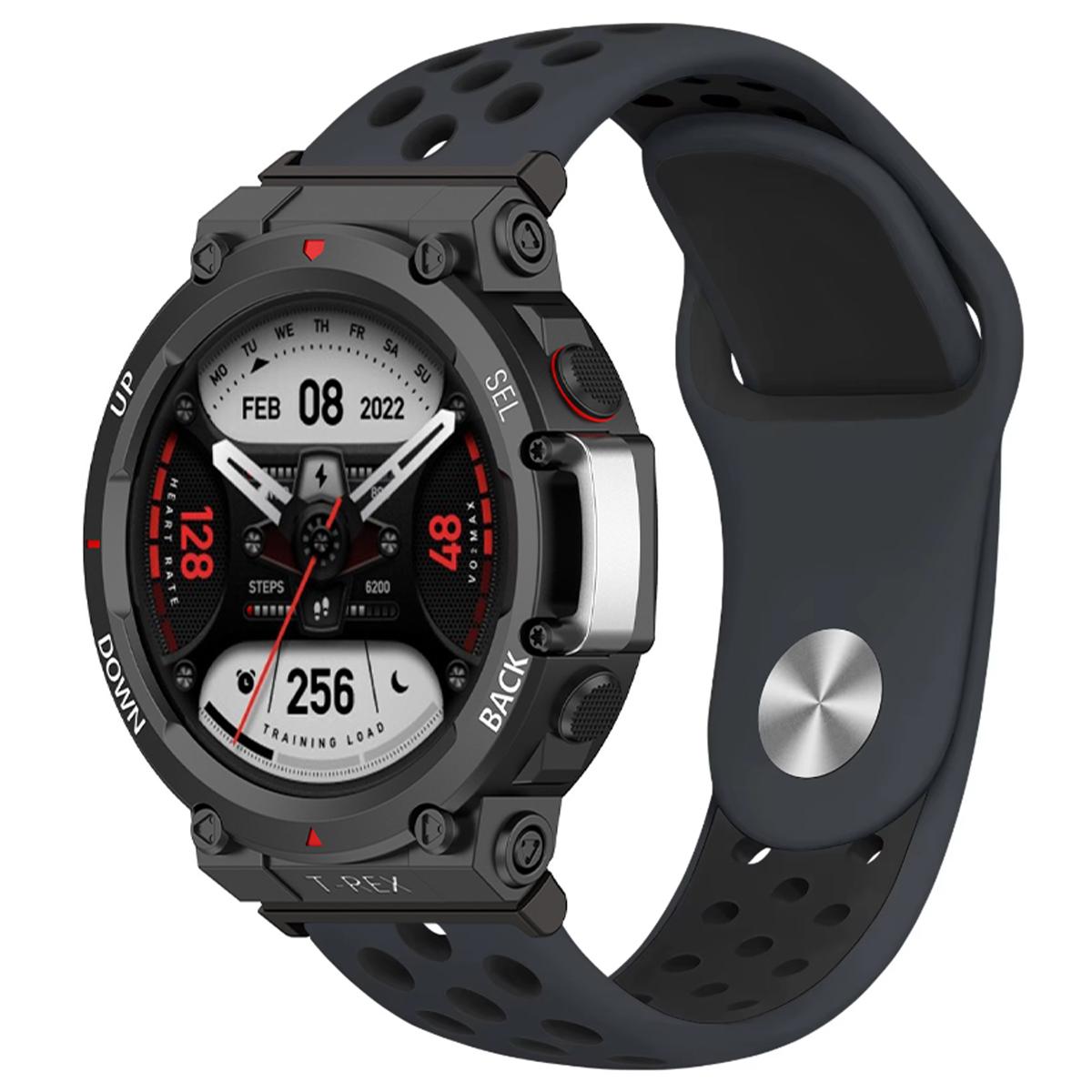 Дышащий силиконовый ремешок для умных часов Huami Amazfit T-Rex 3, спортивный браслет, ремешки для Amazfit T Rex Trex Pro Ultra Correa T-REX Pro чёрный
Дышащий силиконовый ремешок для умных часов Huami Amazfit T-Rex 3, спортивный браслет, ремешки для Amazfit T Rex Trex Pro Ultra Correa T-REX Pro чёрный