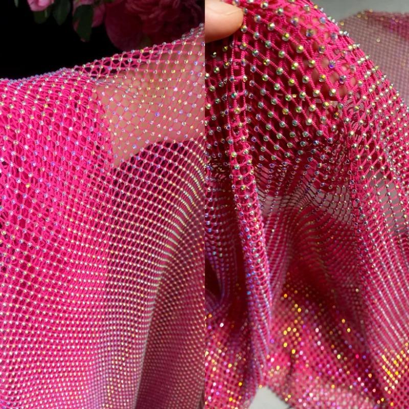 50x120cm Iridescent Rhinestones Mesh Applique Trim Fabric Fashion Designer Material for Handmade DIY Clothing Dresses Gowns 50x120cm
50x120cm Iridescent Rhinestones Mesh Applique Trim Fabric Fashion Designer Material for Handmade DIY Clothing Dresses Gowns 50x120cm