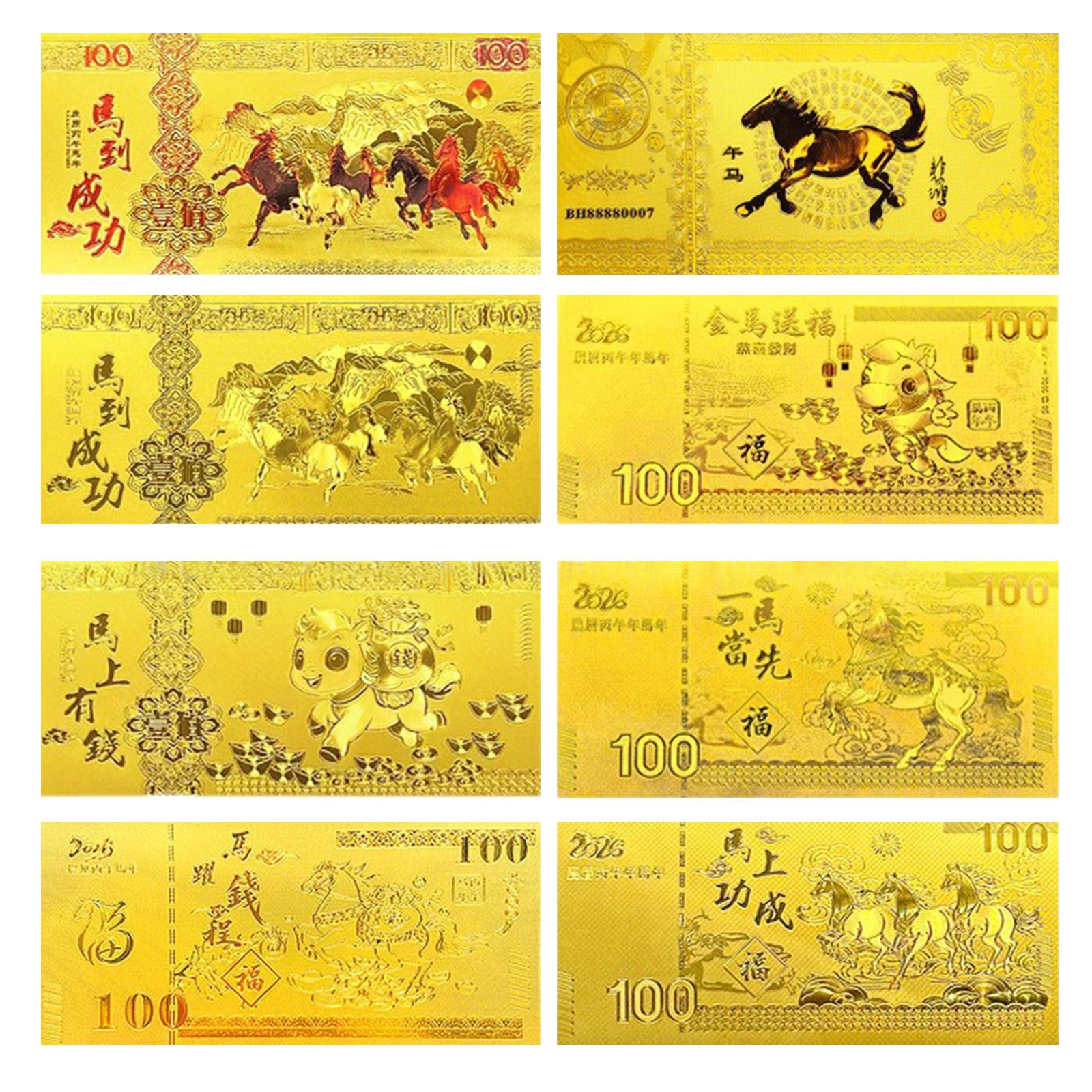 Horse Commemorative Banknote, Paper Currency Collectible, A Delightful Gift For Festivals(8pcs/set) one size белый
Horse Commemorative Banknote, Paper Currency Collectible, A Delightful Gift For Festivals(8pcs/set) one size белый