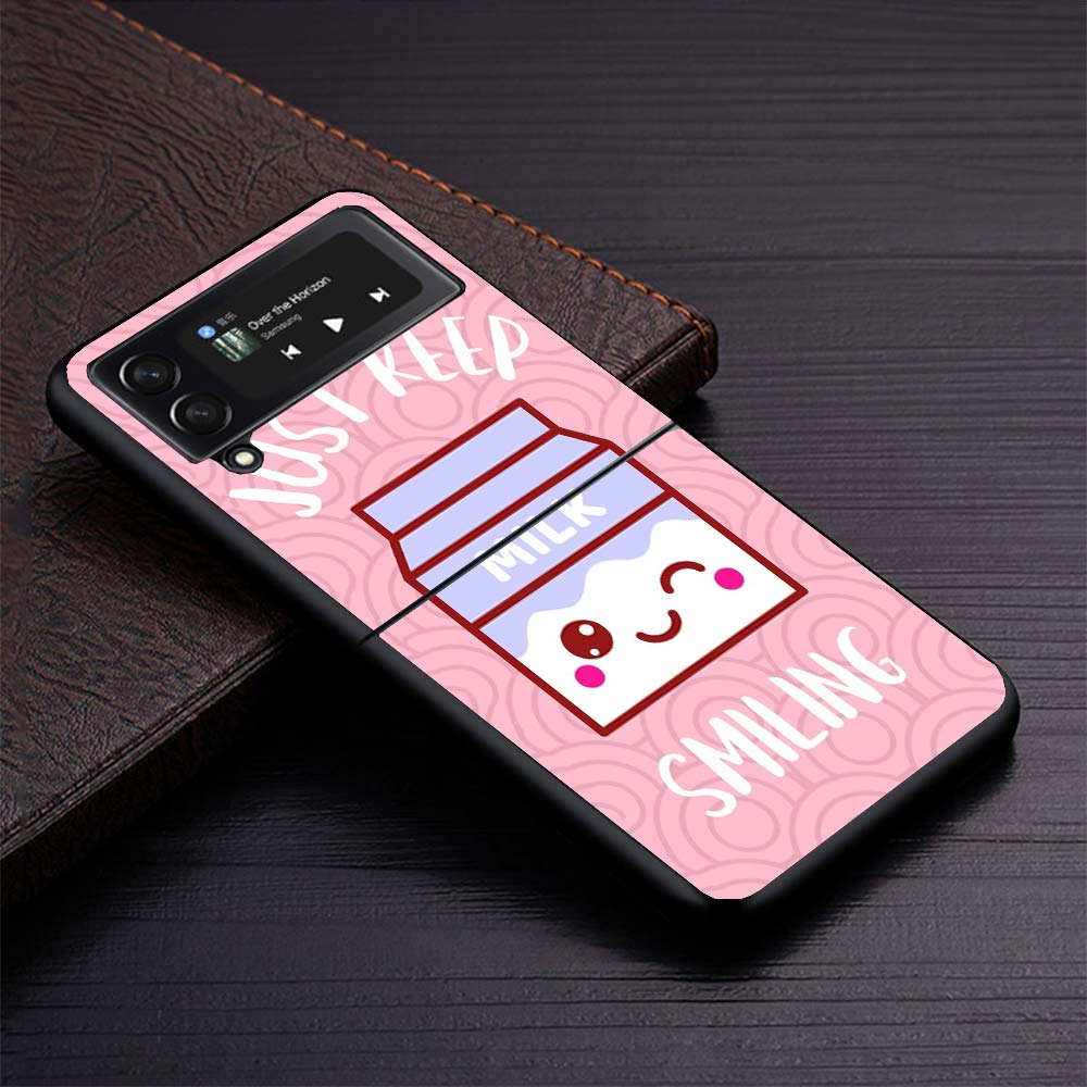 Kawaii Japanese Strawberry Milk Box Phone Case for Samsung Galaxy Z Flip3 5G Flip4 Flip5 Black Hard Cover Z Flip 5 4 3 PC Shell Samsung Z Flip 4
Kawaii Japanese Strawberry Milk Box Phone Case for Samsung Galaxy Z Flip3 5G Flip4 Flip5 Black Hard Cover Z Flip 5 4 3 PC Shell Samsung Z Flip 4