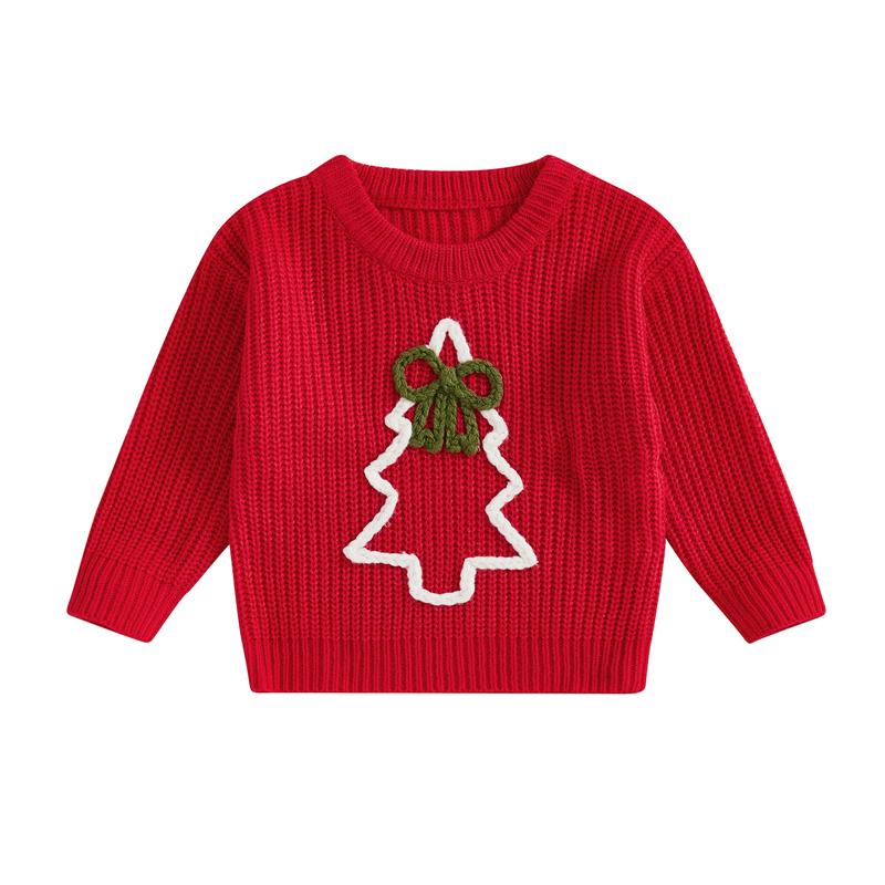 Baby Girls Christmas Sweater Casual Bow Christmas Tree Embroidery Infant Pullover Knitwear Toddler Girl Winter Warm Clothes 9-12M красный
Baby Girls Christmas Sweater Casual Bow Christmas Tree Embroidery Infant Pullover Knitwear Toddler Girl Winter Warm Clothes 9-12M красный