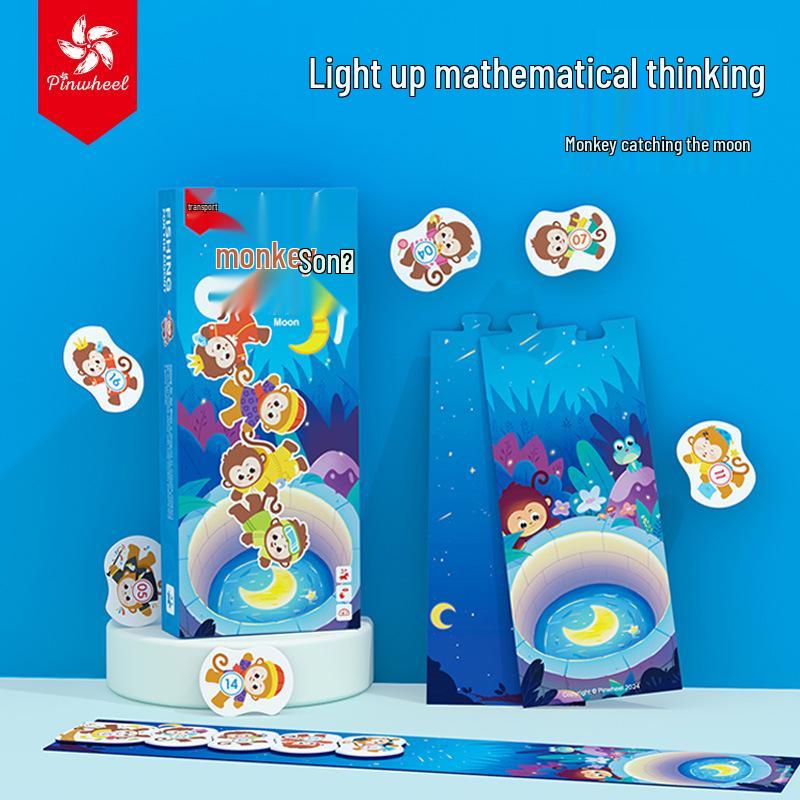 Pinwheel Monkey Moon-Scooping Math Game: Two-Player, Parent-Child Interactive Brain Training Toy
Pinwheel Monkey Moon-Scooping Math Game: Two-Player, Parent-Child Interactive Brain Training Toy