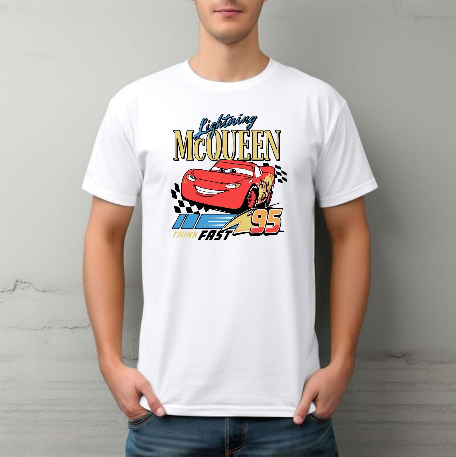 Lightning McQueen 95 Tshirt, Think Fast Family Shirt, VintageCars Characters Tee S разноцветный
Lightning McQueen 95 Tshirt, Think Fast Family Shirt, VintageCars Characters Tee S разноцветный