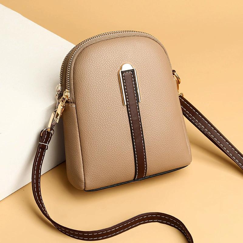 Classic Women’s Leather Mini Crossbody Bag Small Double Zipper Shoulder Purse With Adjustable Strap Compact Zip Purse for Daily Use or Travel хакі
Classic Women’s Leather Mini Crossbody Bag Small Double Zipper Shoulder Purse With Adjustable Strap Compact Zip Purse for Daily Use or Travel хакі