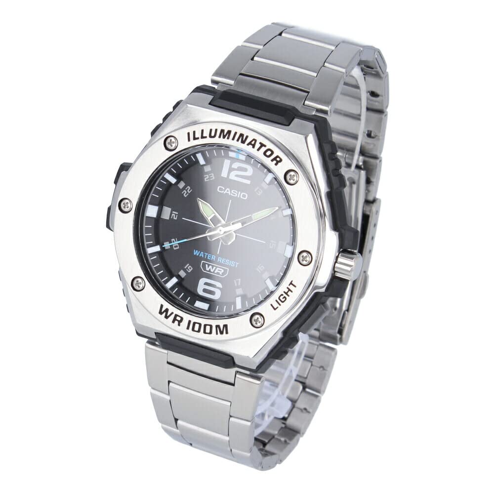 CASIO Cheap Casio Chipkashi Watch Men s Waterproof Quartz Analog Resin Stainless Steel Silver Black MWA-100HD-1A
CASIO Cheap Casio Chipkashi Watch Men s Waterproof Quartz Analog Resin Stainless Steel Silver Black MWA-100HD-1A