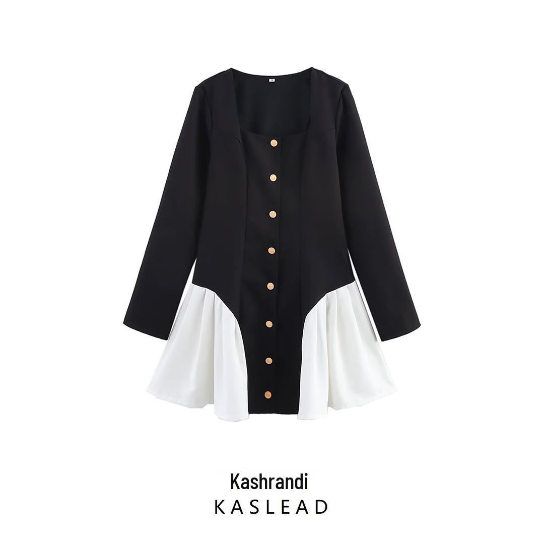 2025 Spring Women s European & American Color Block Ruffle Hem Long Sleeve Dress Large
2025 Spring Women s European & American Color Block Ruffle Hem Long Sleeve Dress Large