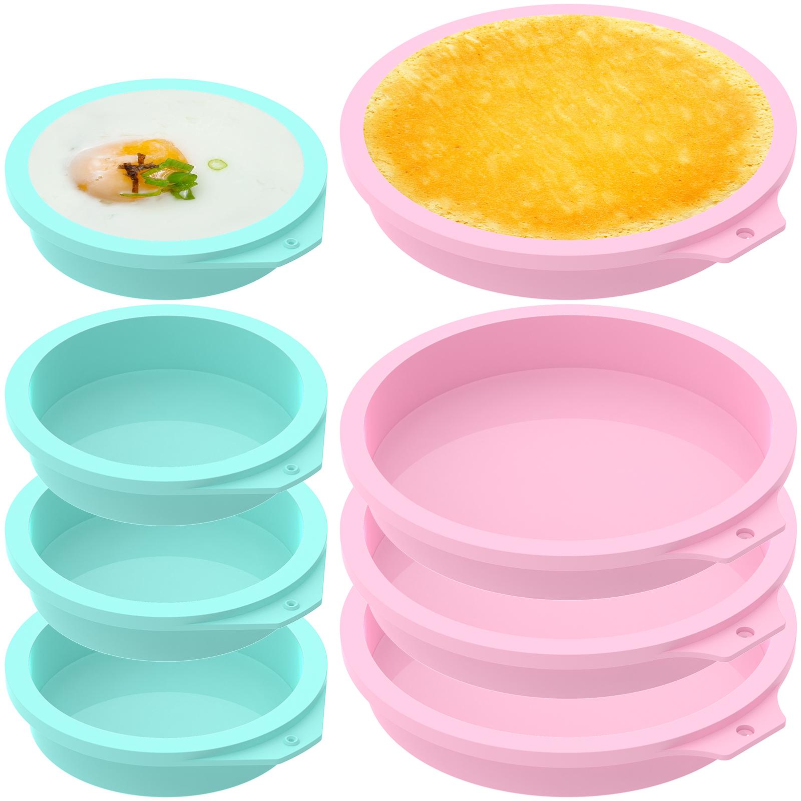 8Pcs Silicone Air Fryer Egg Mold Nonstick Egg Poacher Cup Cake Pudding Muffins Baking Trays Easy to Release Kitchen Baking Mold
8Pcs Silicone Air Fryer Egg Mold Nonstick Egg Poacher Cup Cake Pudding Muffins Baking Trays Easy to Release Kitchen Baking Mold