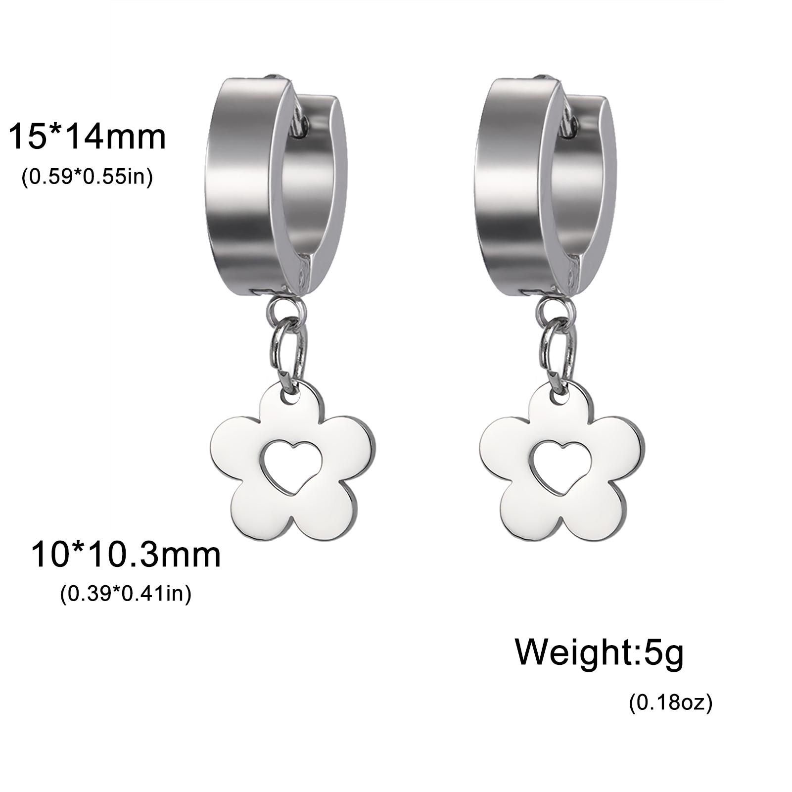 Cazador Gold Color Sakura Flower Pendant Earrings for Women Girls Stainless Steel Jewelry Drop Earrings Gift Wholesale 2026
Cazador Gold Color Sakura Flower Pendant Earrings for Women Girls Stainless Steel Jewelry Drop Earrings Gift Wholesale 2026