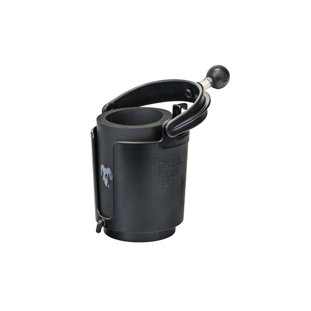 RAM MOUNTS Mount 1 inch ball Horizontal maintenance Self-leveling cup holder Black 1 set RAM-B-132BU
RAM MOUNTS Mount 1 inch ball Horizontal maintenance Self-leveling cup holder Black 1 set RAM-B-132BU