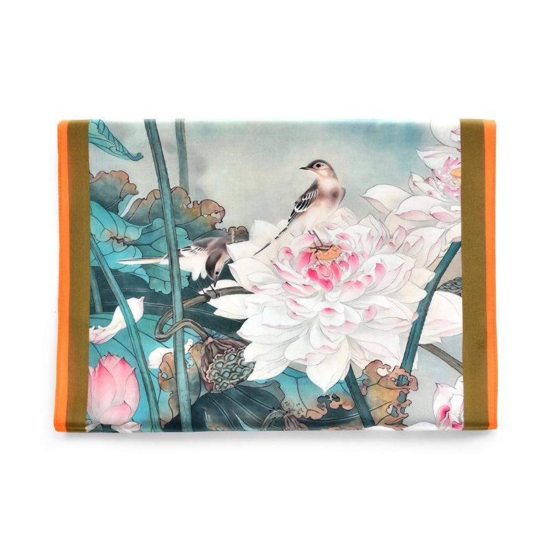 Flower and Bird 100% natural silk crepe de chine long scarf bandana hijab shawl luxury gift head scarves women wrap neckerchief
Flower and Bird 100% natural silk crepe de chine long scarf bandana hijab shawl luxury gift head scarves women wrap neckerchief
