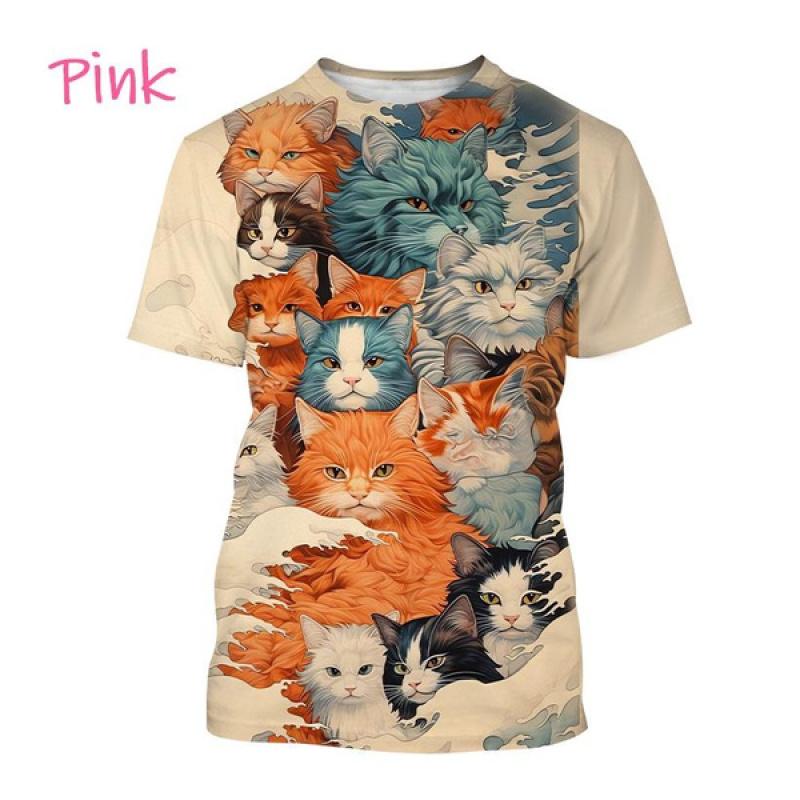 Модна футболка в японському стилі Ukiyo-e Animal Cat Print для чоловіків, 3D Harajuku, футболка з круглим вирізом і коротким рукавом, дитяча футболка великого розміру 5XL сірий
Модна футболка в японському стилі Ukiyo-e Animal Cat Print для чоловіків, 3D Harajuku, футболка з круглим вирізом і коротким рукавом, дитяча футболка великого розміру 5XL сірий