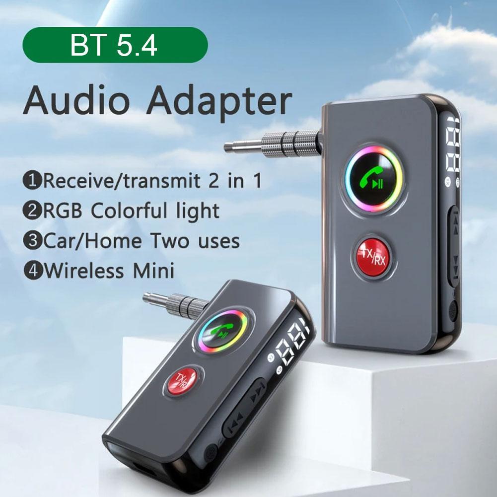 2 In 1 BT 5.4 Audio Receiver Transmitter RGB Wireless Adapters Stereo Music 3.5mm AUX With Aviation Aircraft Headset Adapter Set
2 In 1 BT 5.4 Audio Receiver Transmitter RGB Wireless Adapters Stereo Music 3.5mm AUX With Aviation Aircraft Headset Adapter Set
