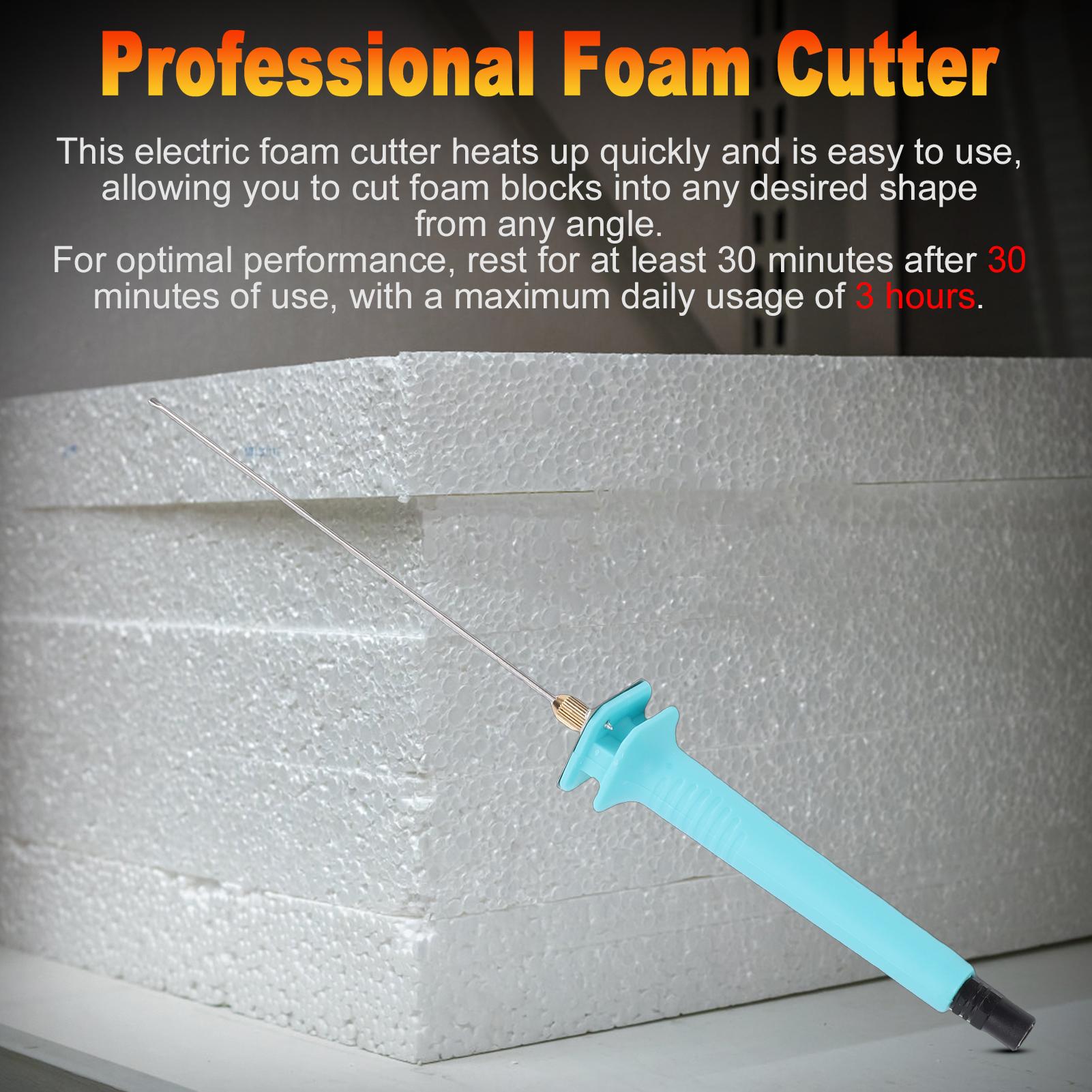 Electric Foam Cutter Professional Styrofoam Cutting Pen 30W Hot Wire Polystyrene Cutter 15cm Wire DIY Craft Modeling
Electric Foam Cutter Professional Styrofoam Cutting Pen 30W Hot Wire Polystyrene Cutter 15cm Wire DIY Craft Modeling