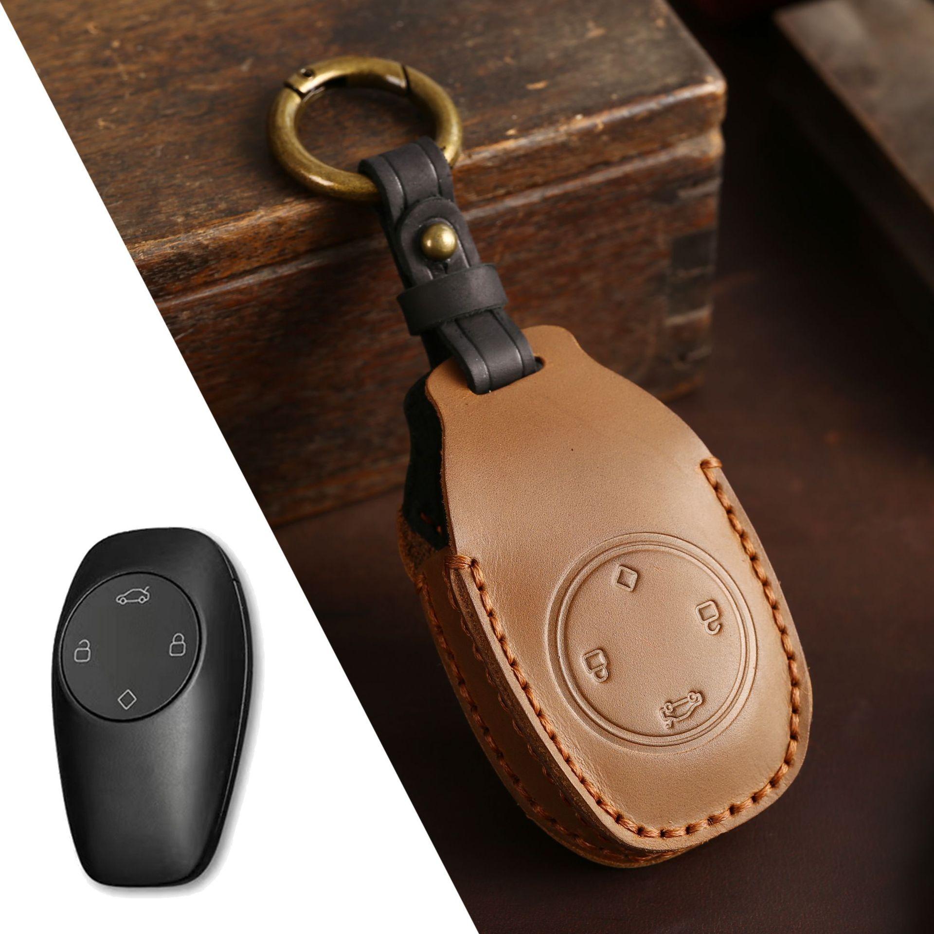 Car Key Fob Case Leather Cover Protector Accessories for Leapmotor T03 S01 C11 4 Buttons коричневий
Car Key Fob Case Leather Cover Protector Accessories for Leapmotor T03 S01 C11 4 Buttons коричневий
