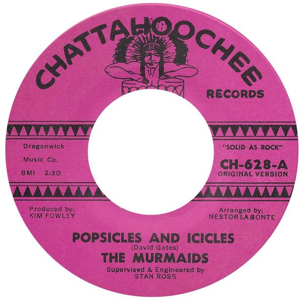 7inch Record MURMAIDS / MURMAIDS BAND - Popsicles And Icicles / Huntington CH268 Chattahoochee R 1963 US Rock Used
7inch Record MURMAIDS / MURMAIDS BAND - Popsicles And Icicles / Huntington CH268 Chattahoochee R 1963 US Rock Used