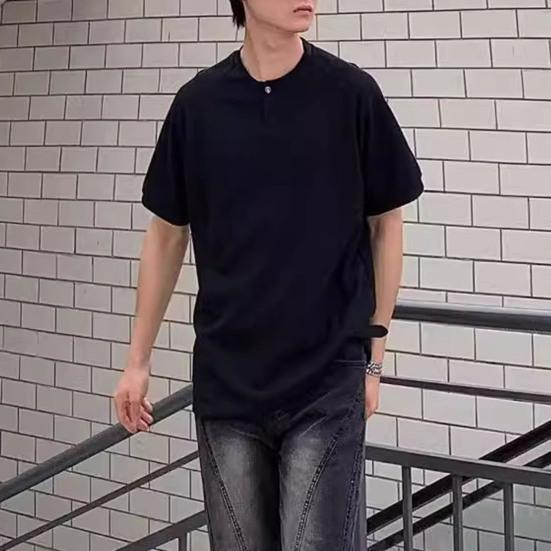 Yousheng Men Shirt Round Neck Buttons Half Placket Short Sleeve Loose Fit Tops Waffle Texture Casual Tee Shirt Home Gym Streetwear XL чорний
Yousheng Men Shirt Round Neck Buttons Half Placket Short Sleeve Loose Fit Tops Waffle Texture Casual Tee Shirt Home Gym Streetwear XL чорний