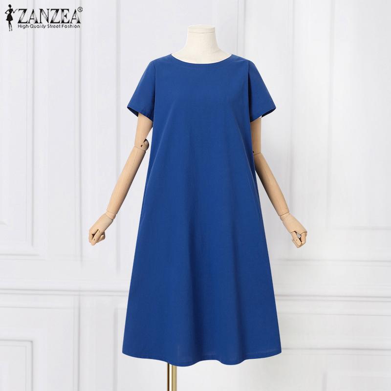 ZANZEA Женщины Лето Повседневный O-образный вырез с коротким рукавом Хлопковое платье
ZANZEA Женщины Лето Повседневный O-образный вырез с коротким рукавом Хлопковое платье