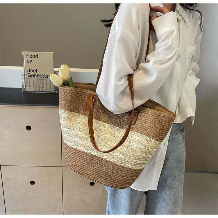 Straw large-capacity women s handbag multi-compartment zipper bag urban simple messenger shoulder bag покинуть белый
Straw large-capacity women s handbag multi-compartment zipper bag urban simple messenger shoulder bag покинуть белый