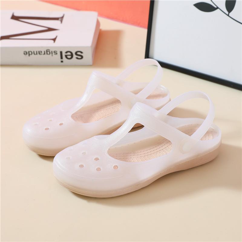 Мода 2025 Легкие и Нескользящие Летние Туфли с Отверстиями для Женщин Плоская Подошва Прохладные Уличные Баотоу Большой Размер Желейные Пляжные Туфли 41
Мода 2025 Легкие и Нескользящие Летние Туфли с Отверстиями для Женщин Плоская Подошва Прохладные Уличные Баотоу Большой Размер Желейные Пляжные Туфли 41