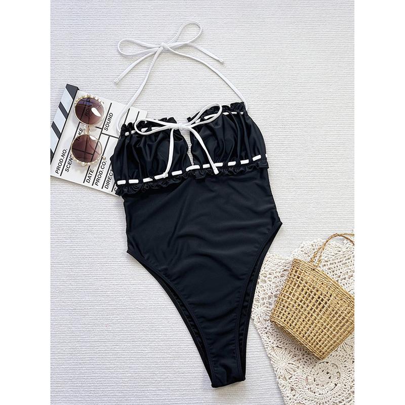 Новый купальник монокини с высоким вырезом для ног, на шнуровке, халтер, с драпировкой, женский купальник, женский монокини с подкладкой, купальный костюм для плавания L чёрный
Новый купальник монокини с высоким вырезом для ног, на шнуровке, халтер, с драпировкой, женский купальник, женский монокини с подкладкой, купальный костюм для плавания L чёрный