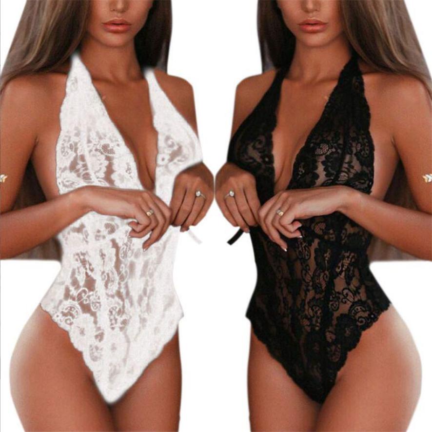Мода женщин Сексуальная See-through кружева галстук Halter шеи белье Jumpsuite нижнее белье
Мода женщин Сексуальная See-through кружева галстук Halter шеи белье Jumpsuite нижнее белье