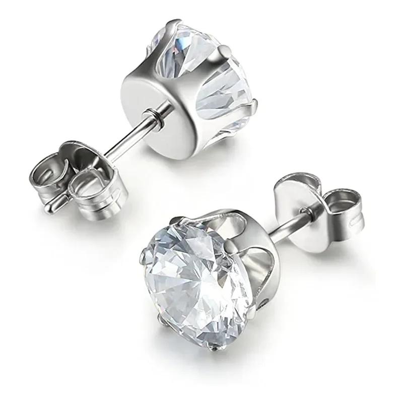 Minimalist Crystal Cubic Zirconia Stud Earrings for Women/Men 6 Claws Design Fashion Earring Copper Gold Black Color Hot Zircon Size 3MM
Minimalist Crystal Cubic Zirconia Stud Earrings for Women/Men 6 Claws Design Fashion Earring Copper Gold Black Color Hot Zircon Size 3MM