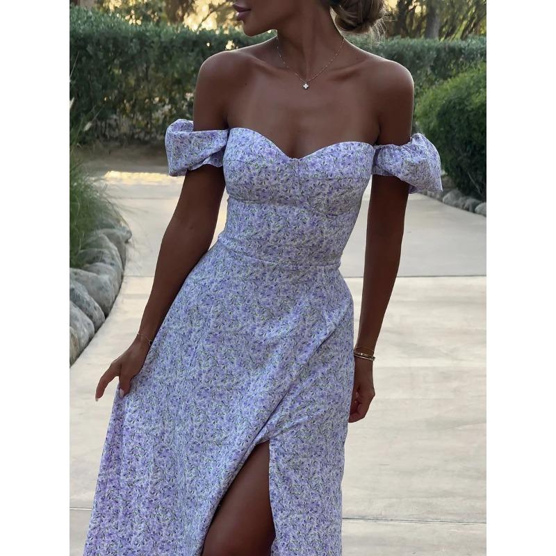 Women s Off Shoulder Floral Dress Summer New Fashionable Slit Long Slim Fit Print Dress Sexy Hot Girl Evening Dresses XXXL фіолетовий
Women s Off Shoulder Floral Dress Summer New Fashionable Slit Long Slim Fit Print Dress Sexy Hot Girl Evening Dresses XXXL фіолетовий