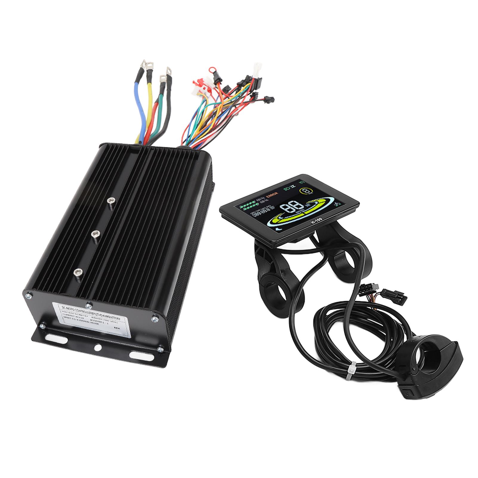 80A Electric Bike Brushless Motor Controller Kit with Color Display LCD Panel 20X Throttle Grip Assist Sensor
80A Electric Bike Brushless Motor Controller Kit with Color Display LCD Panel 20X Throttle Grip Assist Sensor
