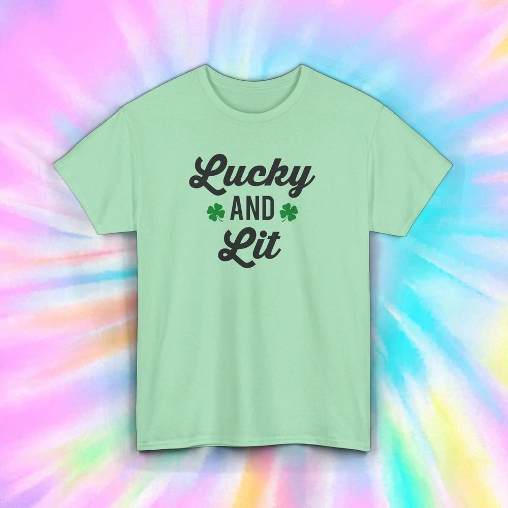 Lucky and Lit T-Shirt | St. Patrick’s Day Clover Tee | Irish Drinking Shirt XL
Lucky and Lit T-Shirt | St. Patrick’s Day Clover Tee | Irish Drinking Shirt XL