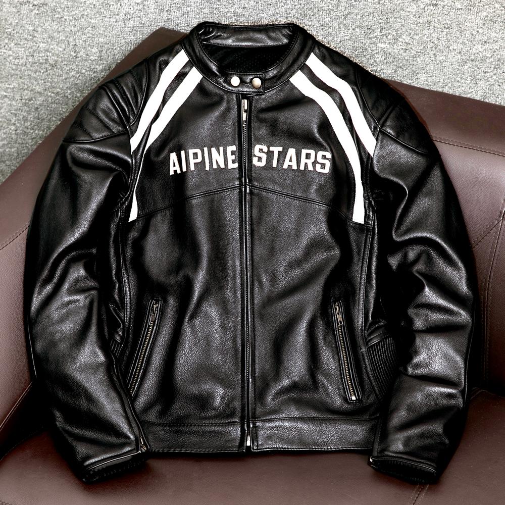 Мужская мотоциклетная куртка из натуральной кожи, короткого стиля, с карманами для защиты, большого размера, байкерская экипировка S
Мужская мотоциклетная куртка из натуральной кожи, короткого стиля, с карманами для защиты, большого размера, байкерская экипировка S