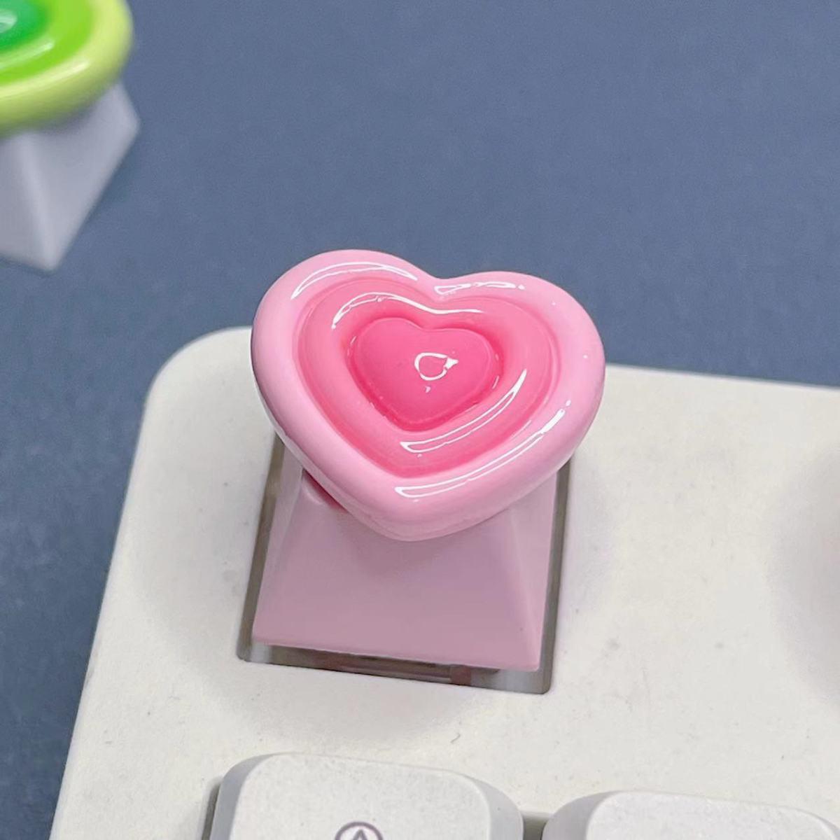 Heart-Shaped Translucent Keycap Set for Mechanical Keyboards - 25-Piece Alt Key Supplement with Magnetic Compatibility
Heart-Shaped Translucent Keycap Set for Mechanical Keyboards - 25-Piece Alt Key Supplement with Magnetic Compatibility