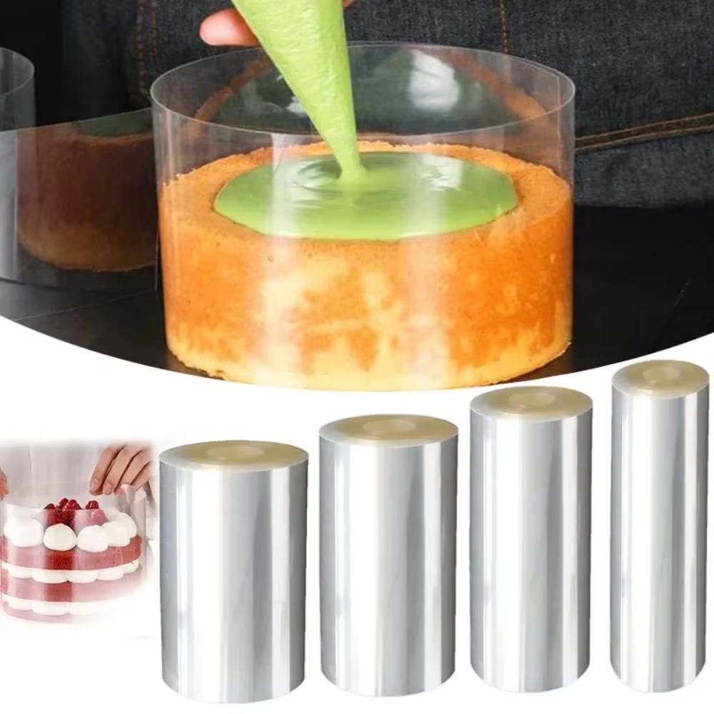 1 roll PET Cake Surround Film 6/8/10/12/16cm Mousse Cake Wrapping Film Cake Collar Pastry 6cm
1 roll PET Cake Surround Film 6/8/10/12/16cm Mousse Cake Wrapping Film Cake Collar Pastry 6cm