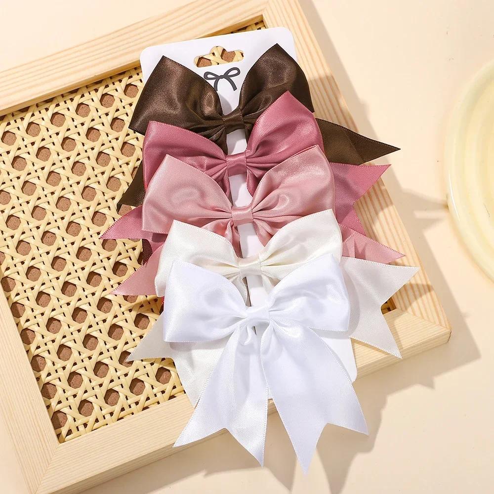5 шт./набор 3,5 дюйма Милые атласные большие банты Заколки для волос для детей девочек Ручной работы Заколки-автоматы Головные уборы Аксессуары для волос
5 шт./набор 3,5 дюйма Милые атласные большие банты Заколки для волос для детей девочек Ручной работы Заколки-автоматы Головные уборы Аксессуары для волос