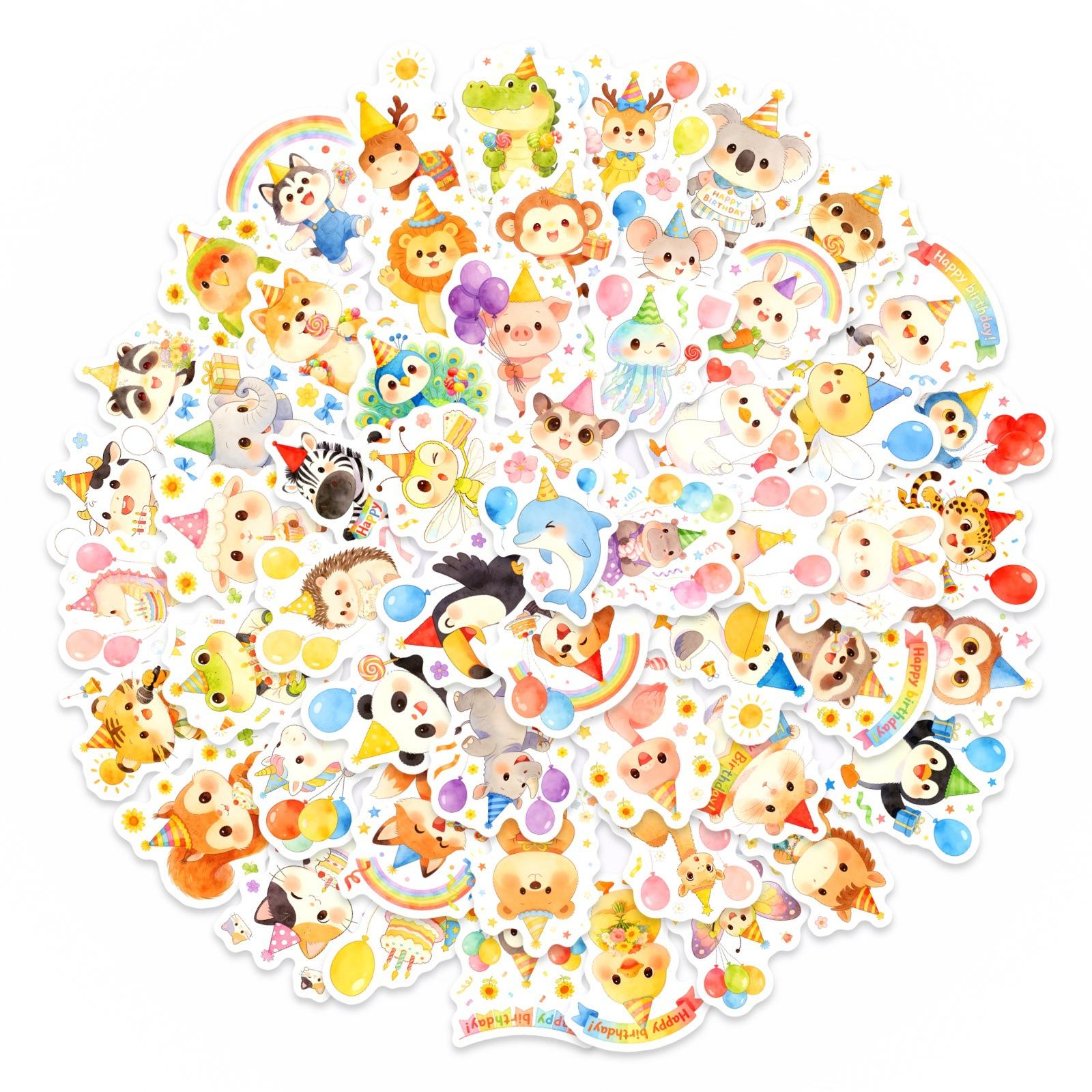 50 Cute Cartoon Animal Stickers Children S Hand Account Decoration Waterproof Reward Stickers Birthday Party Fun Stickers
50 Cute Cartoon Animal Stickers Children S Hand Account Decoration Waterproof Reward Stickers Birthday Party Fun Stickers