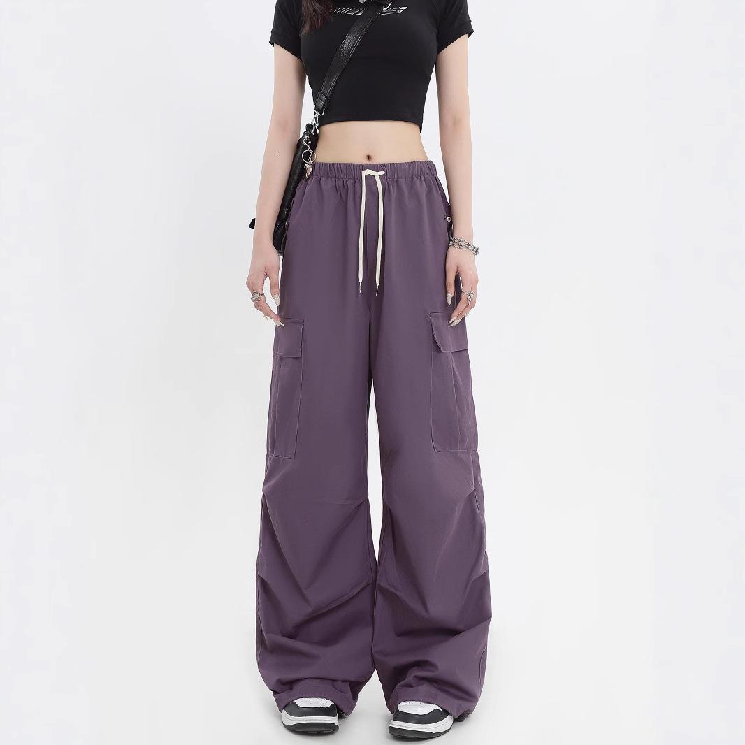 Retro Multi-Pocket Work Pants for Men & Women: Street Hip Hop Loose, Pleated, Floor-Length Casual Style Small
Retro Multi-Pocket Work Pants for Men & Women: Street Hip Hop Loose, Pleated, Floor-Length Casual Style Small