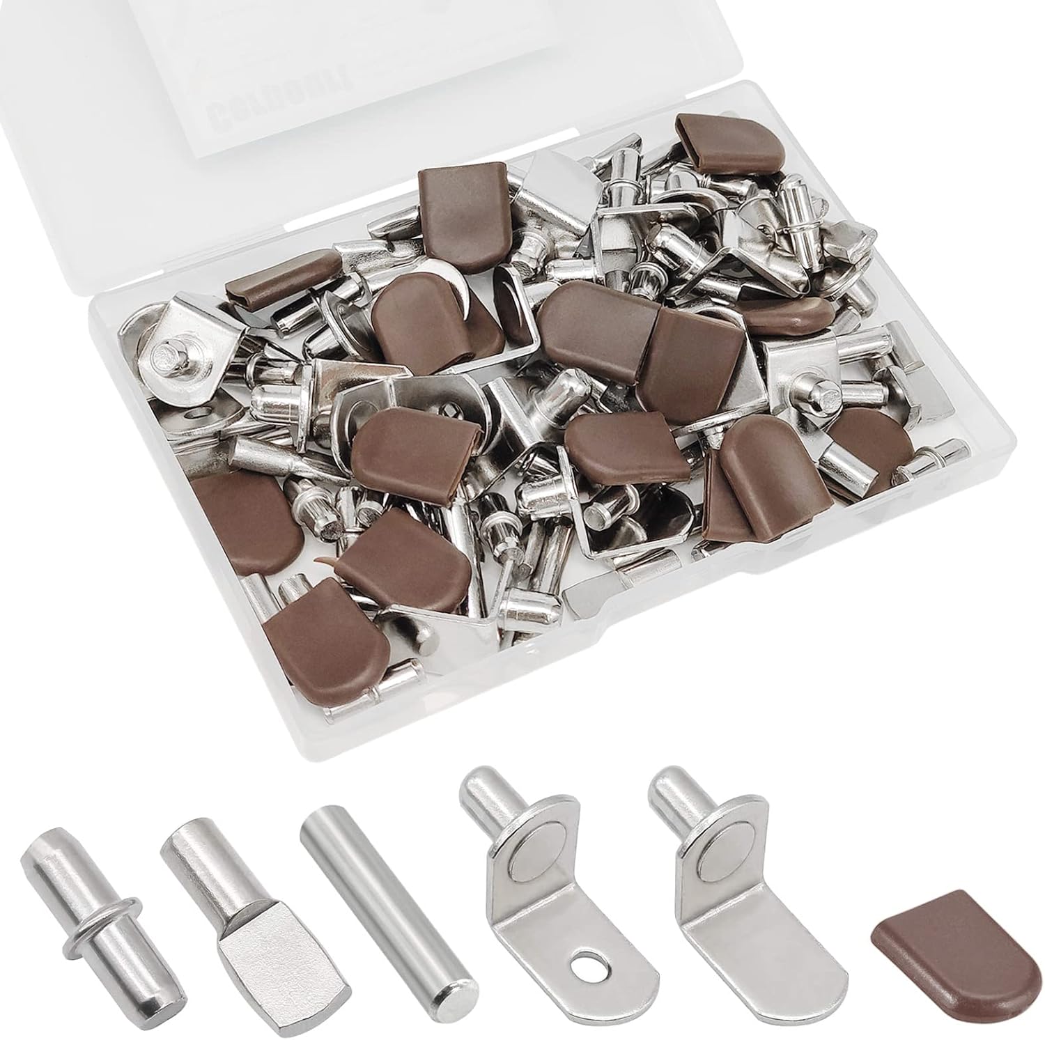 Набор штифтов для полки, 104 шт., 4 стиля никелированных штифтов для поддержки полки, набор штифтов для полки для кухонной мебели и гардеробных 6 Style-Silver-102 Pcs
Набор штифтов для полки, 104 шт., 4 стиля никелированных штифтов для поддержки полки, набор штифтов для полки для кухонной мебели и гардеробных 6 Style-Silver-102 Pcs