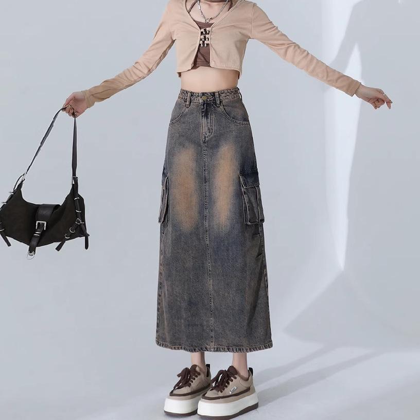 Women s American Retro High-Waist Denim A-Line Mid-Length Skirt for Spring and Autumn 3XL
Women s American Retro High-Waist Denim A-Line Mid-Length Skirt for Spring and Autumn 3XL