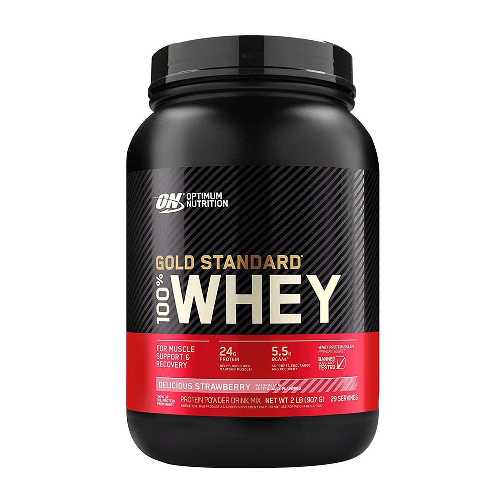 Gold Standard 100% Whey Protein Powder Drink Mix Delicious Strawberry 29 Servings, 2 lb
Gold Standard 100% Whey Protein Powder Drink Mix Delicious Strawberry 29 Servings, 2 lb