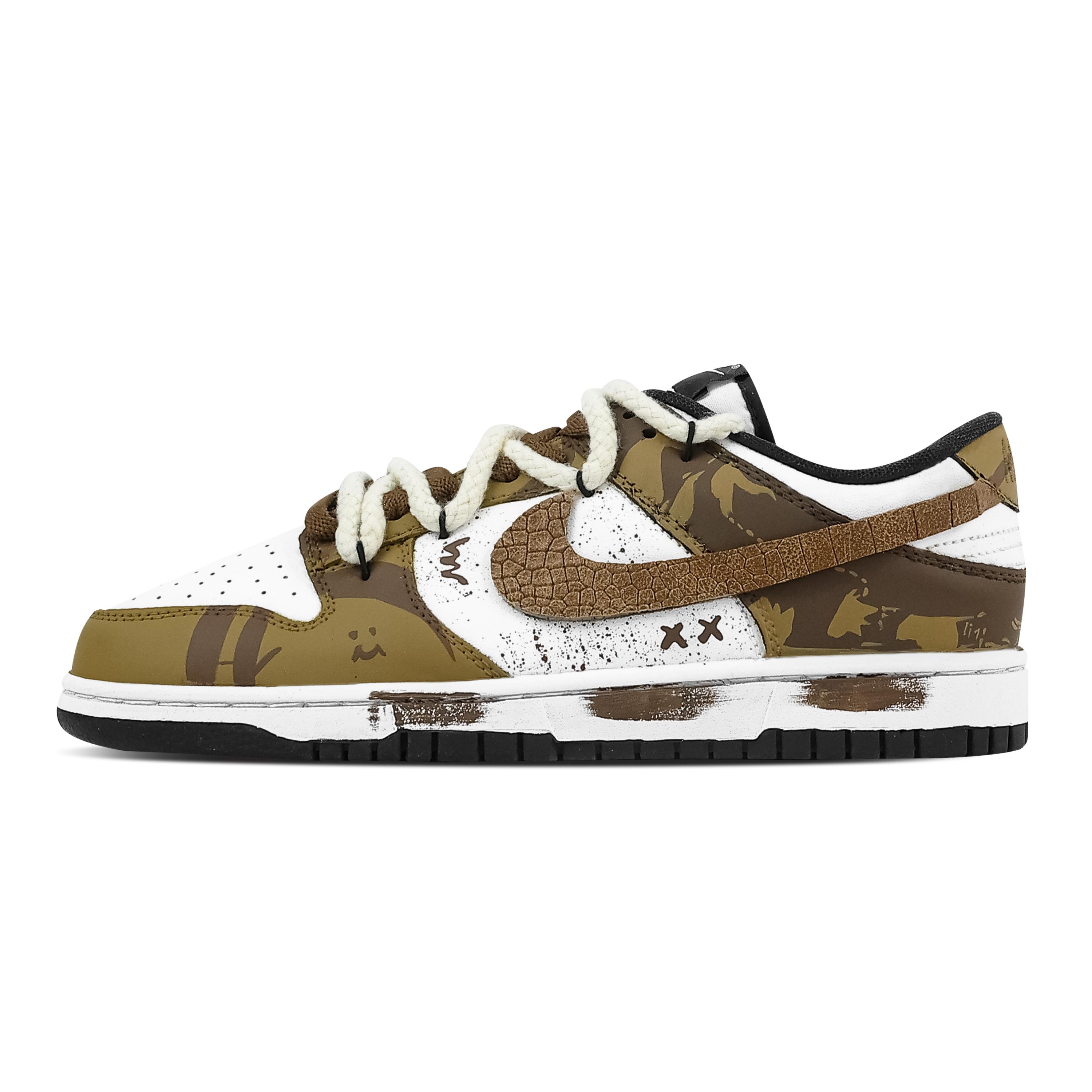 Nike Dunk Maps Street 1 Slip Resistant Abrasion Resistant Low top Skateboard Shoes Unisex Brown White HF5441-100(Team773-1) 42.5
Nike Dunk Maps Street 1 Slip Resistant Abrasion Resistant Low top Skateboard Shoes Unisex Brown White HF5441-100(Team773-1) 42.5