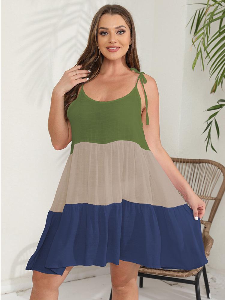 Элегантный повседневный плюс размер однотонный слинг бикини блузка женская эстетичный дизайн шнуровка свободное пляжное платье женская мода без рукавов с открытыми плечами одежда XXXL зелёный
Элегантный повседневный плюс размер однотонный слинг бикини блузка женская эстетичный дизайн шнуровка свободное пляжное платье женская мода без рукавов с открытыми плечами одежда XXXL зелёный