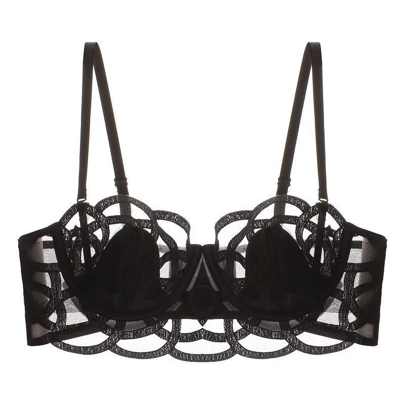Transparent Bra Lace Sexy Temptation Underwear Women Ultra Thin Push Up Brassiere Hollow Out Bralette Lingerie L чёрный
Transparent Bra Lace Sexy Temptation Underwear Women Ultra Thin Push Up Brassiere Hollow Out Bralette Lingerie L чёрный
