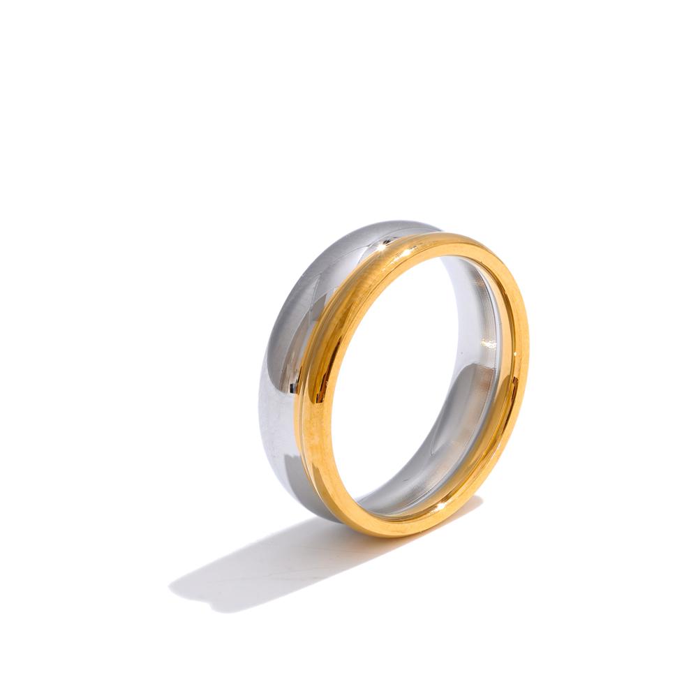 Yhpup Size 678 Stainless Steel Fashion Ring 2025 Double Color PVD Plated Trendy Casting Design Jewelry for Women Daily Wear 6
Yhpup Size 678 Stainless Steel Fashion Ring 2025 Double Color PVD Plated Trendy Casting Design Jewelry for Women Daily Wear 6